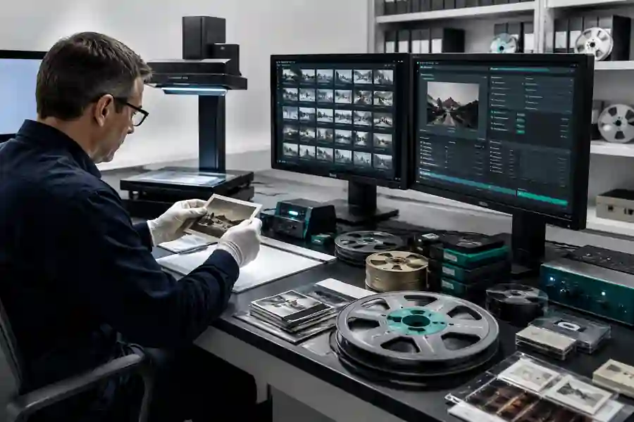 Digital archiving for audio-video assets UAE for legacy media preservation